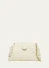 Bottega Veneta Teen Lauren 1980 Bag With Chain In String Brass