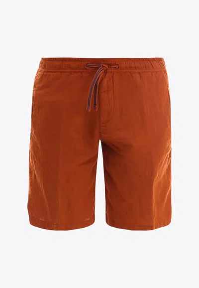 Perfection Gdm Bermuda Shorts In Orange