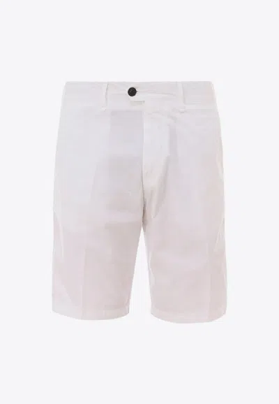 Perfection Gdm Casual Bermuda Shorts In White