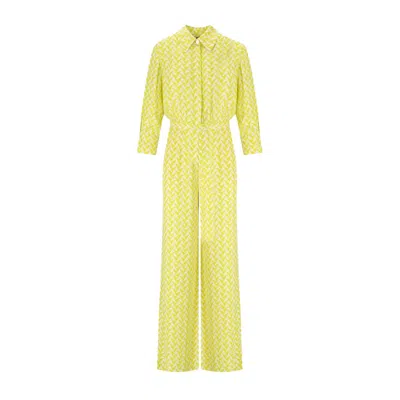 Elisabetta Franchi Jumpsuit In Yellow