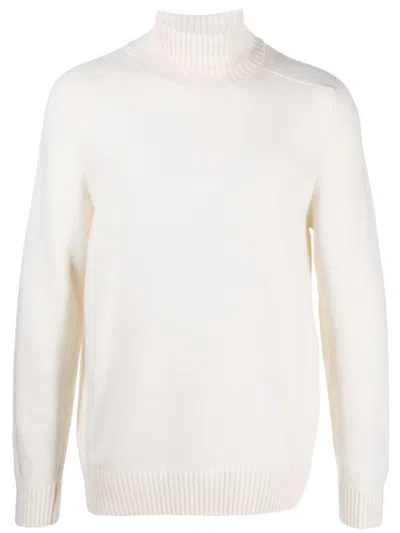 Circolo 1901 Wool Turtleneck Jumper In White