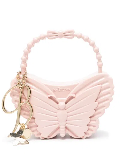 Blumarine Butterfly Shaped Handbag In Light Pink