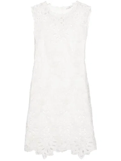 Ermanno Scervino Lace Mini Dress In White