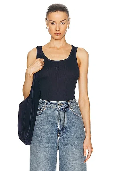 Loewe Tank Top In Navy