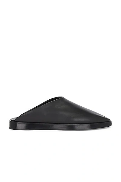 Fear Of God Leather Mules In Black