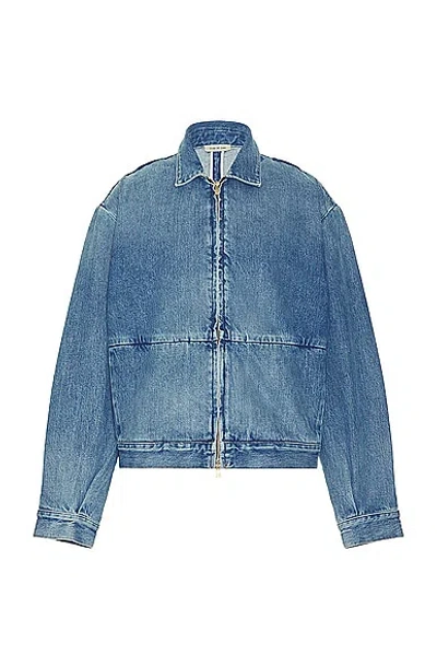 Fear Of God Denim Jacket In Medium Indigo