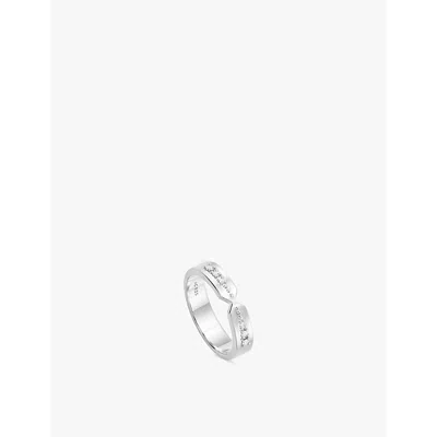 Astley Clarke Womens Sterling Silver Luna Sterling-silver Band Ring