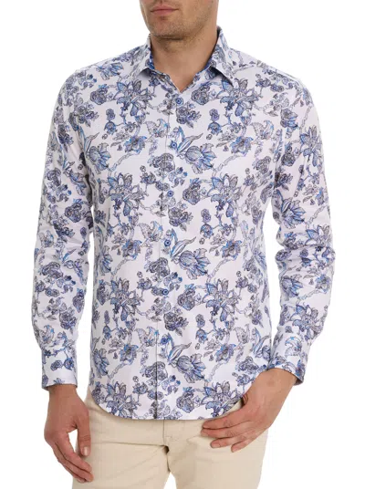 Robert Graham Sea Bloom Long Sleeve Button Down Shirt Big In Multi