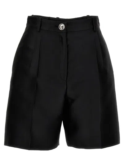 Giambattista Valli Satin Shorts In Black
