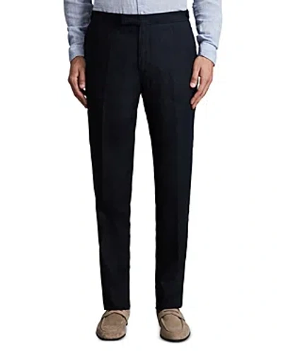 Reiss Kin - Navy Slim Fit Linen Trousers, 32