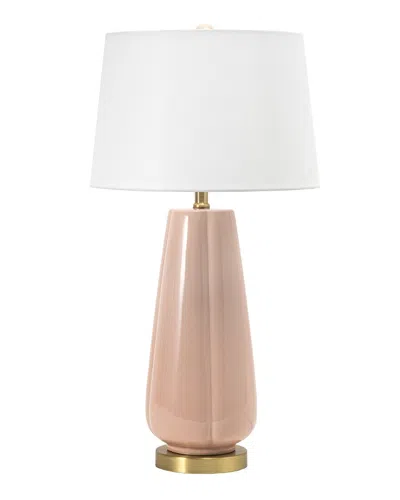 Nuloom Alcona Ceramic Table Lamp In Pink