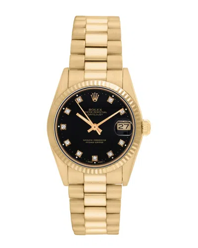 Heritage Rolex Rolex Midsize President Diamond Watch, Circa 1990s (authentic )