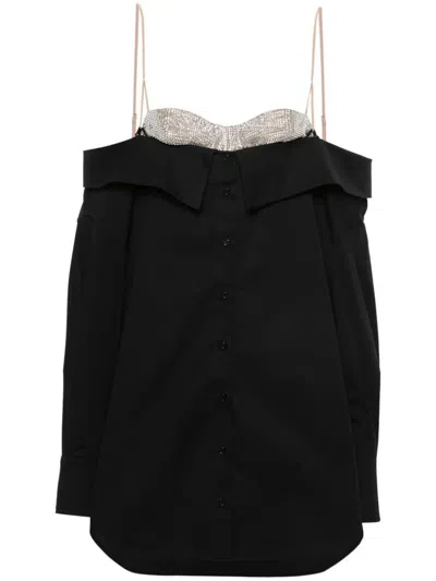 Giuseppe Di Morabito Crystal-embellishment Mini Dress In Black  