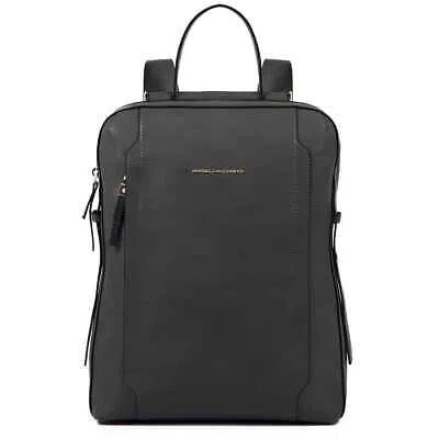 Pre-owned Piquadro Genuine  Backpack Circle Female Black - Ca4576w92-n In Multicolor