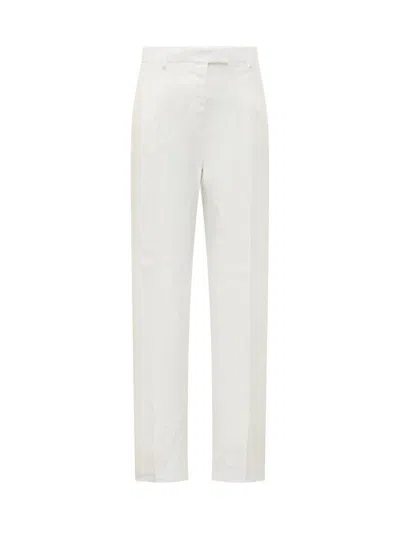 Ferragamo Salvatore  Straight Leg Pants In White