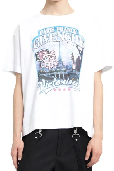 Givenchy World Tour Cotton T-shirt In White