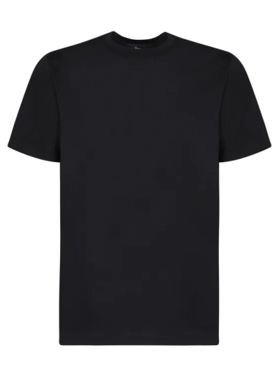 Herno Crepe T-shirt Clothing In Black