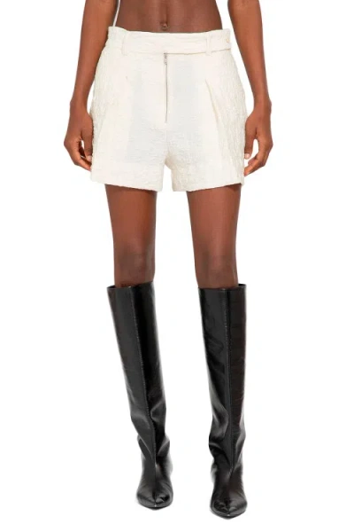 Jil Sander Button-fastening Cotton Shorts In White