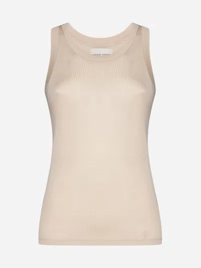 Loulou Studio Tank Top In Cream Rose