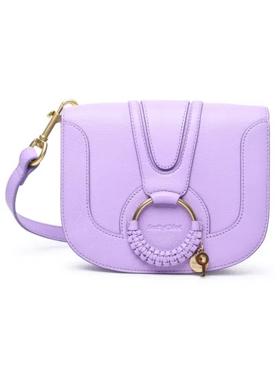See By Chloé Hana Small Lilac Leather Bag In Lilla