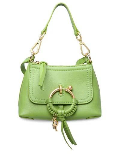See By Chloé 'joan' Mini Green Cowhide Crossbody Bag