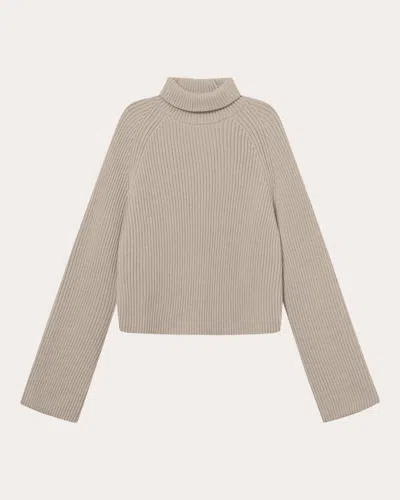 Mark Kenly Domino Tan Women's Kornelle Merino Sweater In Neutrals