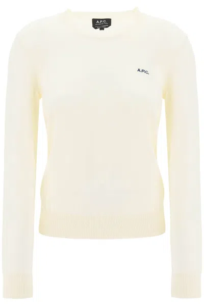 A.p.c. Maglie Beige In Mixed Colours