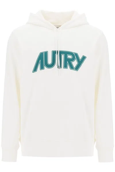Autry Logo Hoodie In White