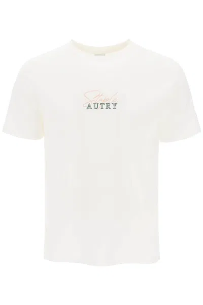 Autry Jeff Staple Crew-neck T-shirt In White