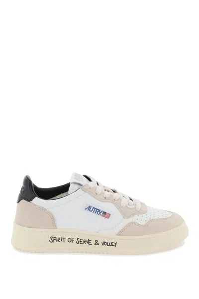 Autry Leather Medalist Low Trainers In Mixed Colours