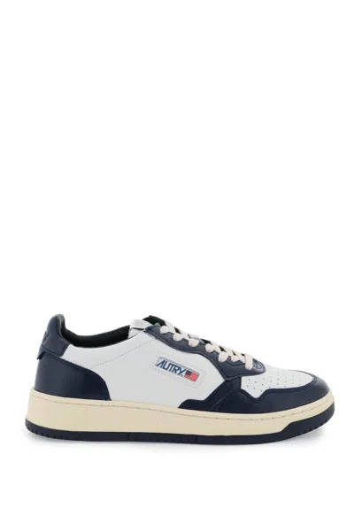 Autry Leather Medalist Low Sneakers In Mixed Colours