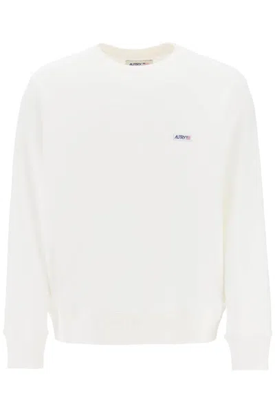 Autry Sweatshirt With Logo Label In White