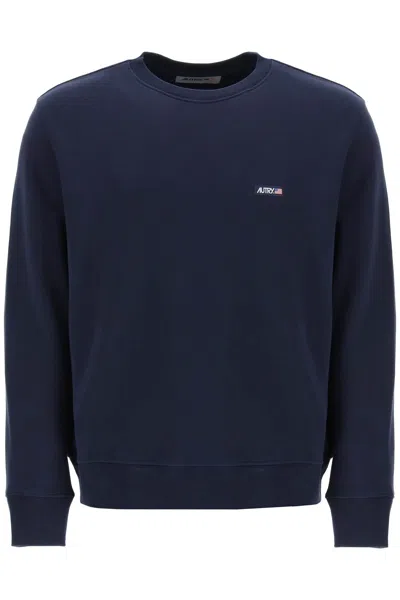 Autry Icon Crewneck Sweatshirt In Blue