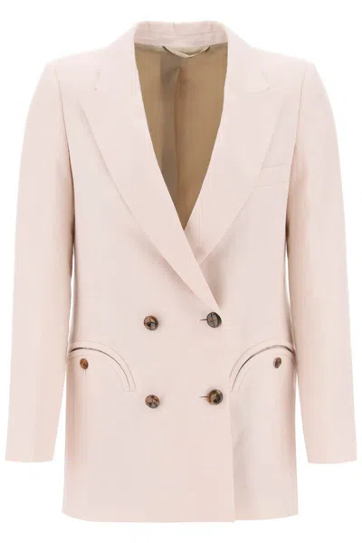 Blazé Milano Mid-day Sun Blazer In Nude & Neutrals