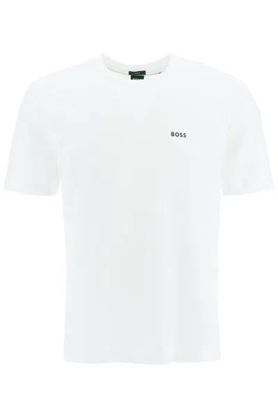 Hugo Boss Stretch Cotton T-shirt In White