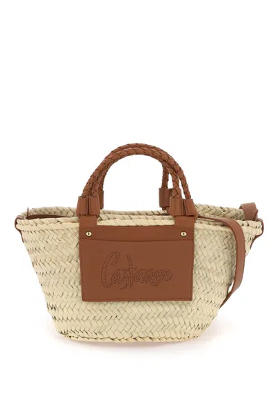 Castaã±er Raffia Basket Bag For In Neutro,brown
