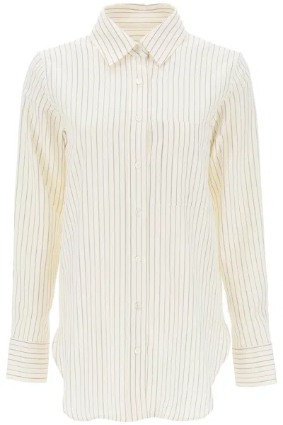Closed Striped Cotton-wool Shirt In Neutro