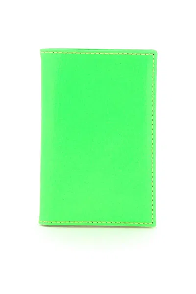 Comme Des Garçons Super Fluo Bifold Cardholder In Mixed Colours