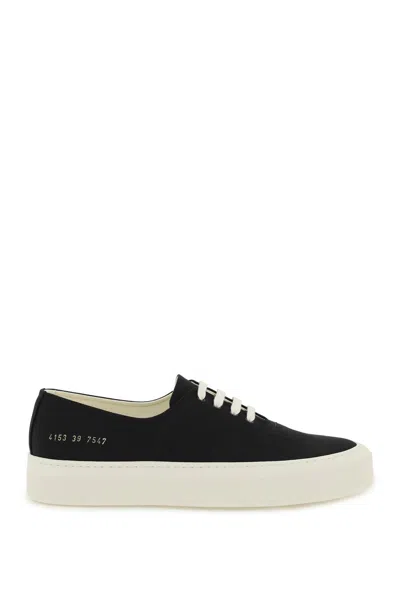 Common Projects Woman By  Woman Sneakers Black Size 10 Textile Fibers