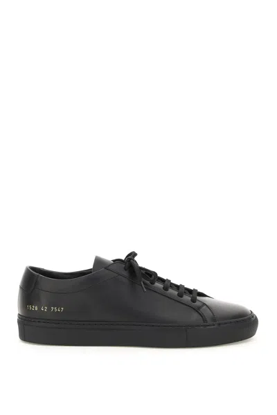 Common Projects White Leather Achilles Trainers Nd  Uomo 46 In Black