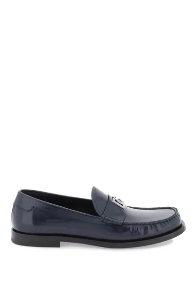 Dolce & Gabbana City Blanco Loafers In Blue