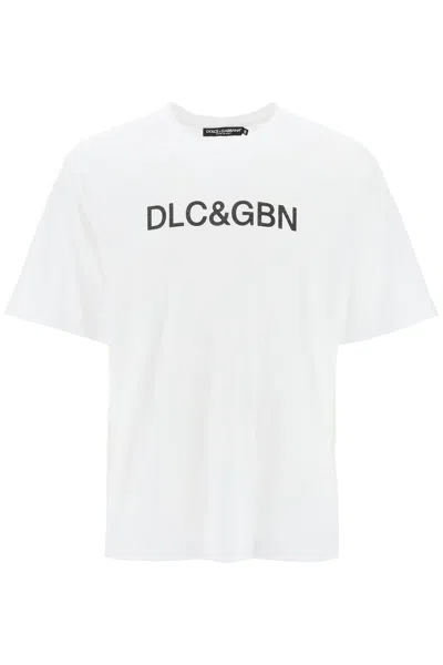 Dolce & Gabbana Crewneck T-shirt With Logo In White