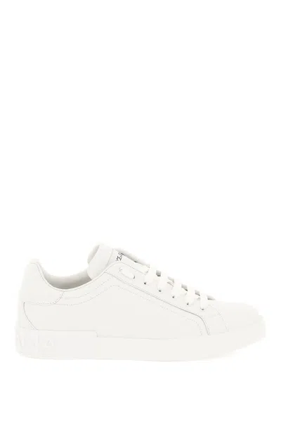 Dolce & Gabbana Portofino Sneakers In White