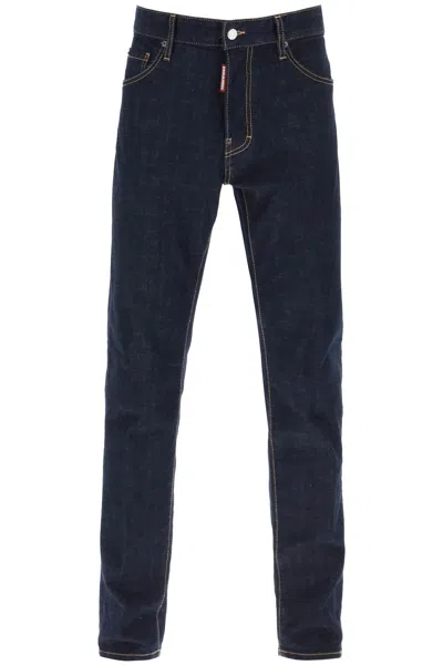 Dsquared2 Cool Guy Jeans In Dark Rinse Wash In Blue