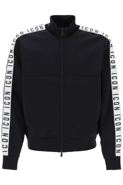 Dsquared2 Dean Sport Fit Track Jacket In Black