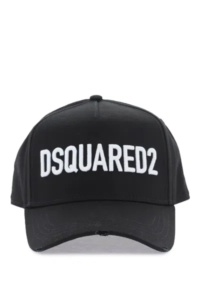 Dsquared2 Embroidered Baseball Cap In Mixed Colours