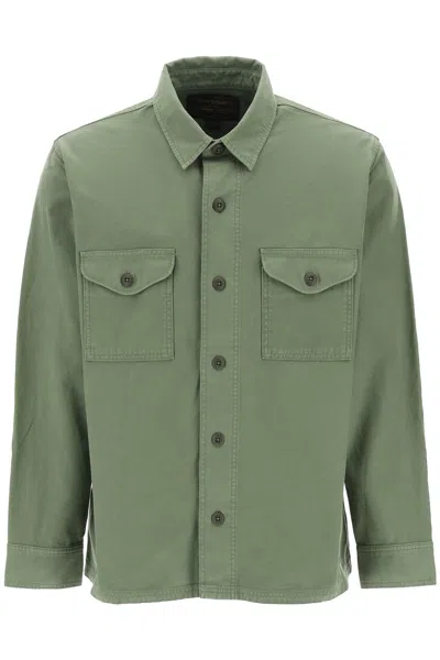 Filson Cotton Overshirt For In Green