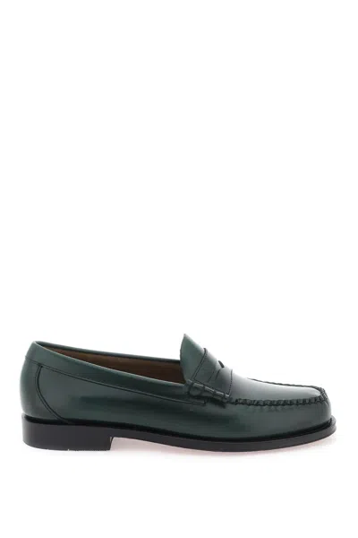 Gh Bass G.h. Bass Weejuns Larson Penny Loafers In Green