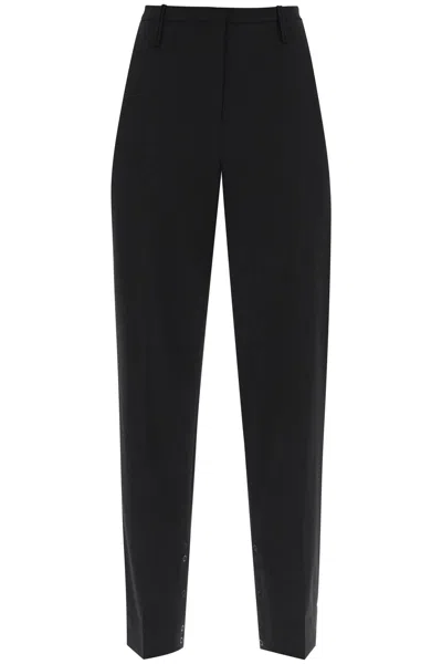 Ganni Cigarette Pants In Black