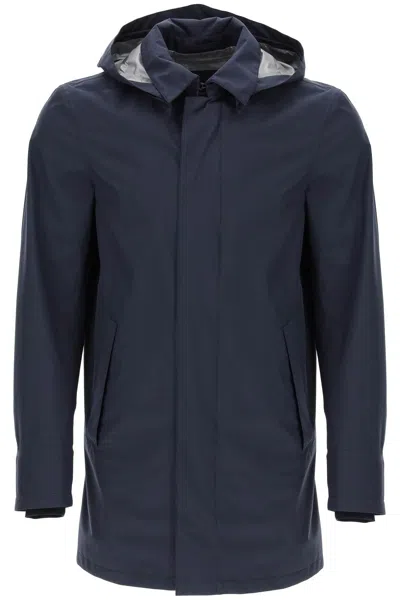 Herno Laminar Laminar Carcoat In Gore-tex 2l In Blue